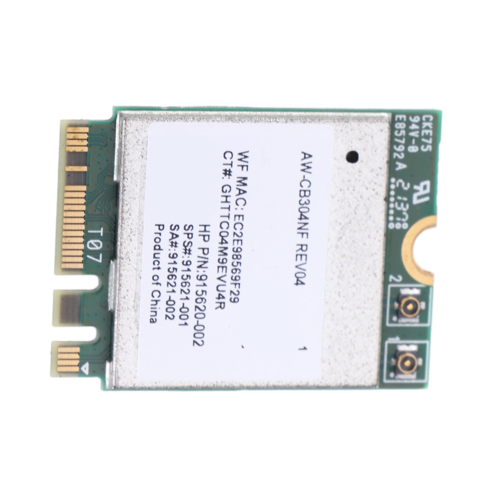 AW CB304NF RTL8821CE Network Card 433Mbps M.2 NGFF Network Card BT4.2 Netwo UFRD