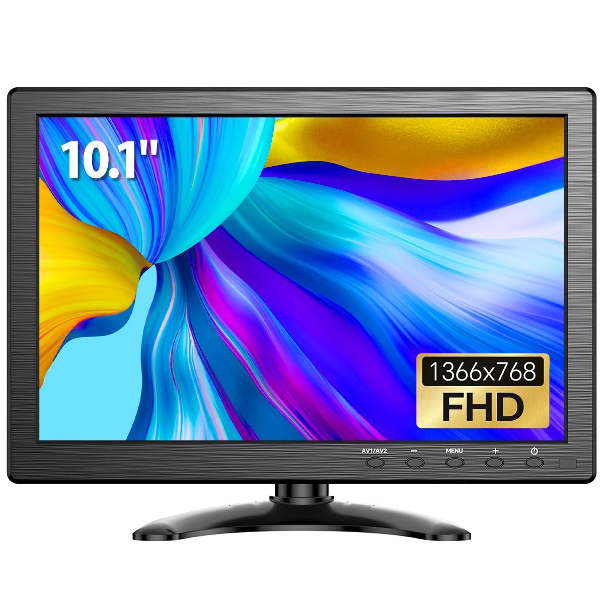 Eyoyo 10 inch Security CCTV Monitor 1366×768 Small HDMI Monitor Small PC Screen