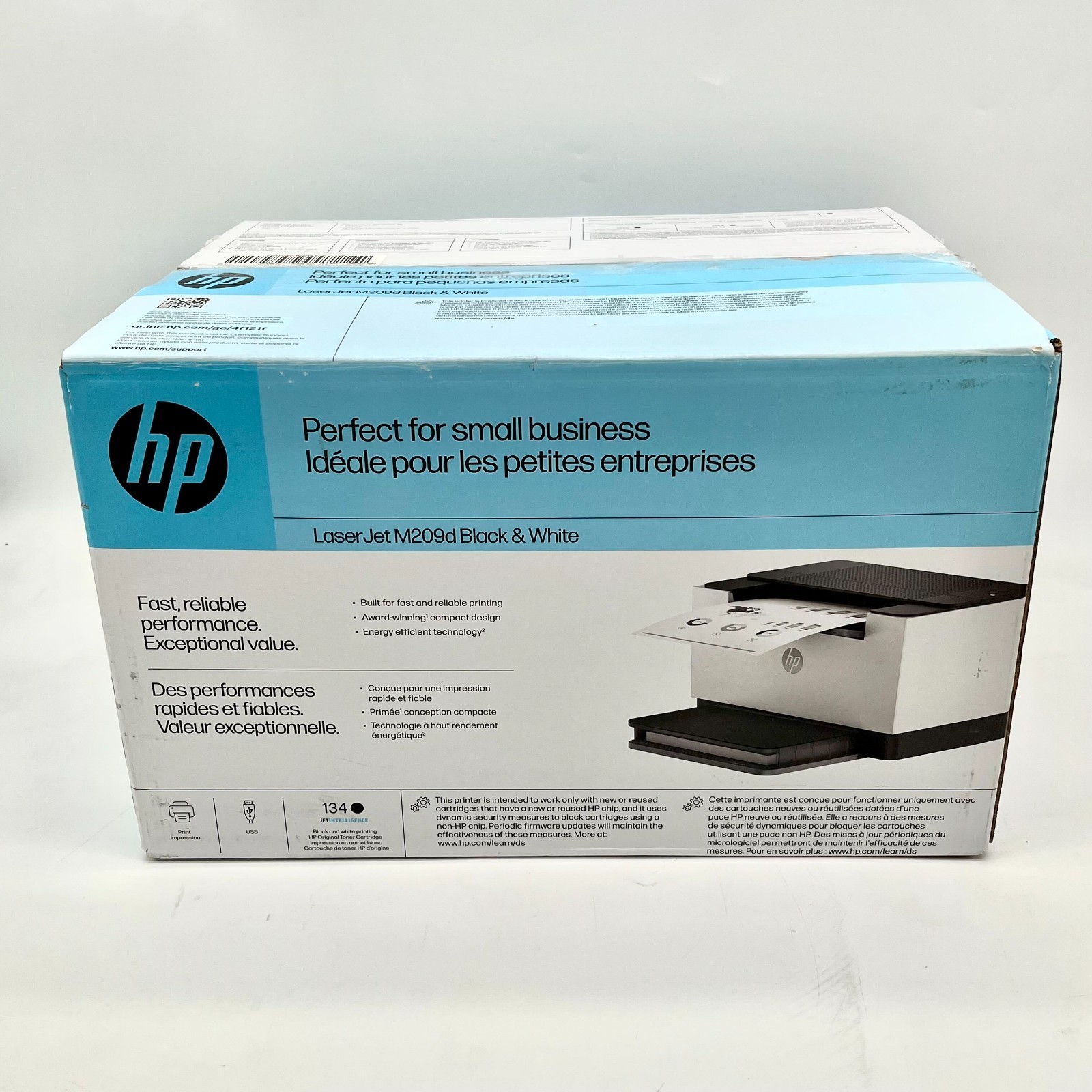 HP LaserJet Black & White Laser Printer, Automatic 2-Sided Printing M209D