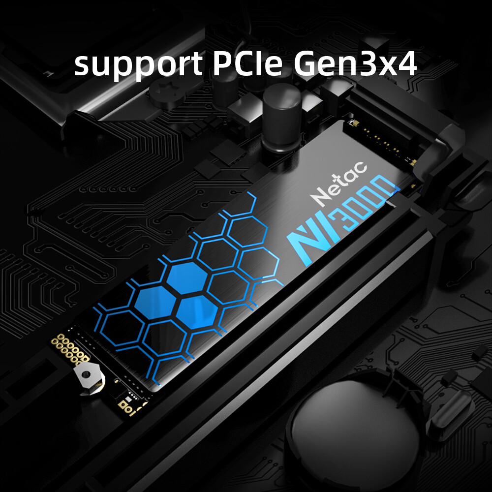 Netac NV3000 M.2 2280 1TB 500GB 250GB NVMe PCIe3.0 Gen 3×4 Internal SSD