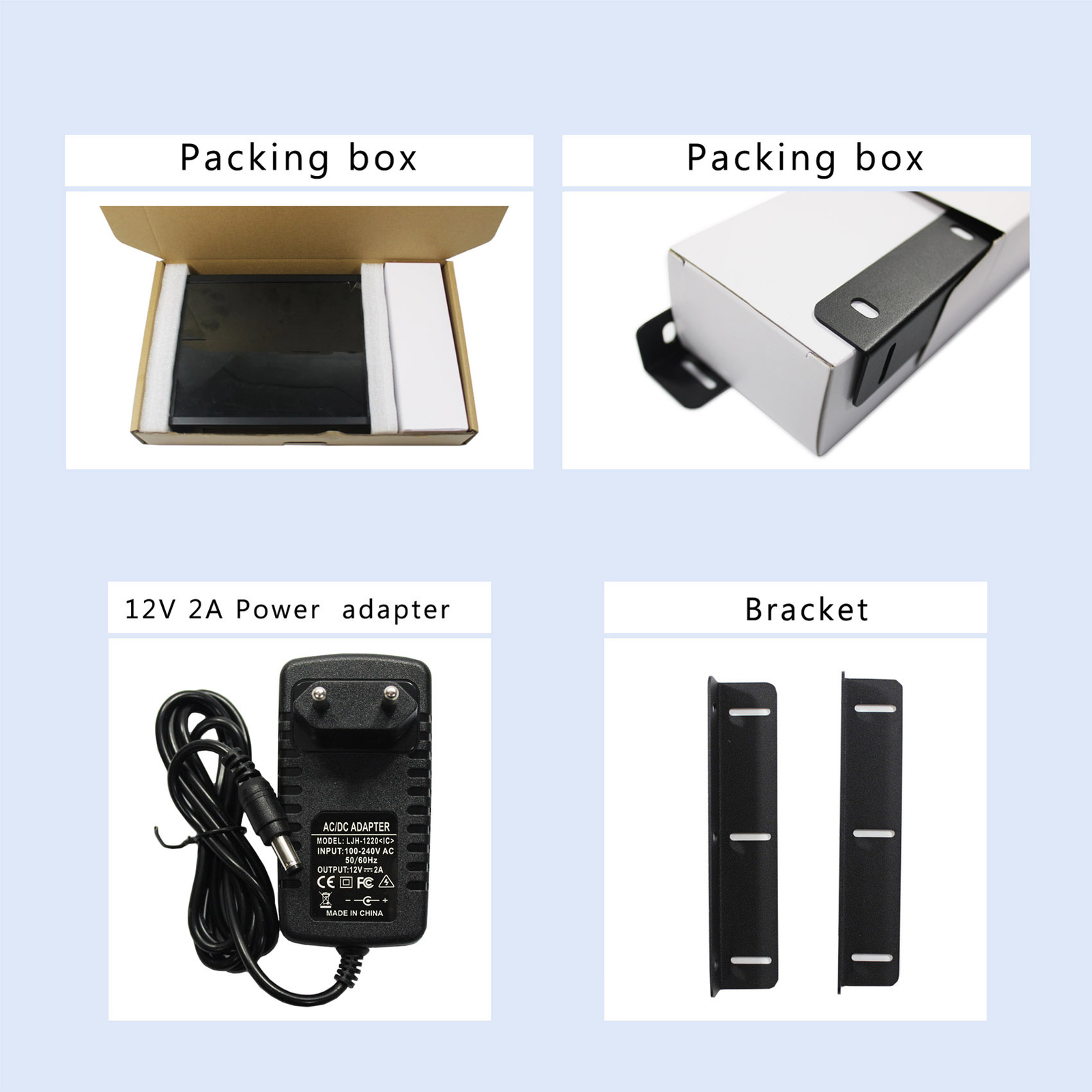 12.1 in 800×600 LED Backlight Resistive Touch LCD Monitor Industiral Monitor