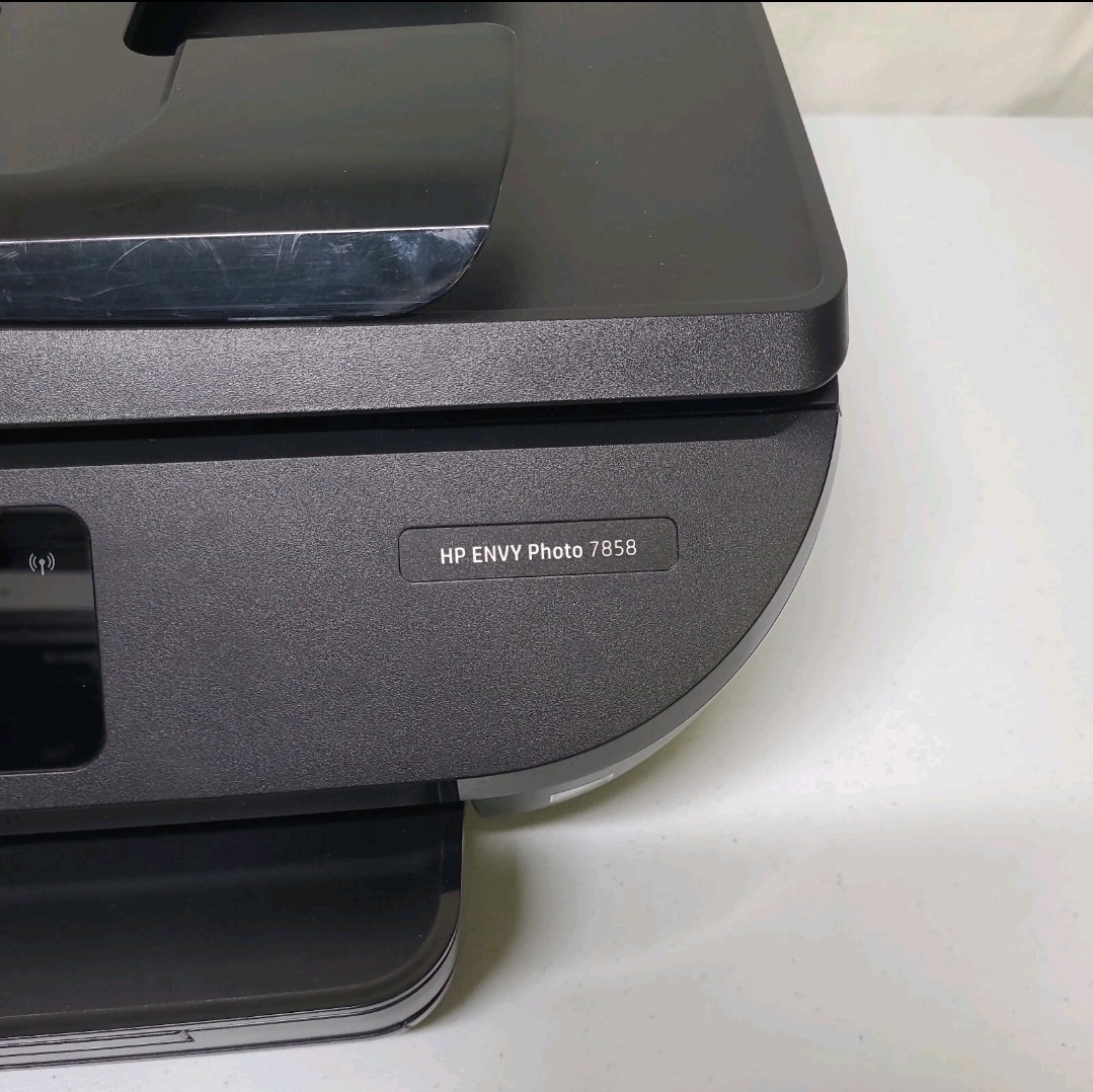 HP ENVY Photo 7858 All-in-One Inkjet Color Photo Printer TESTED AND WORKING