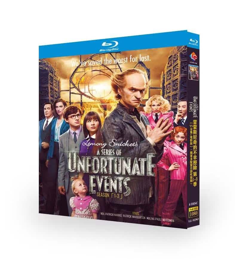 A Series of Unfortunate Events: Season (1-3) 4-D