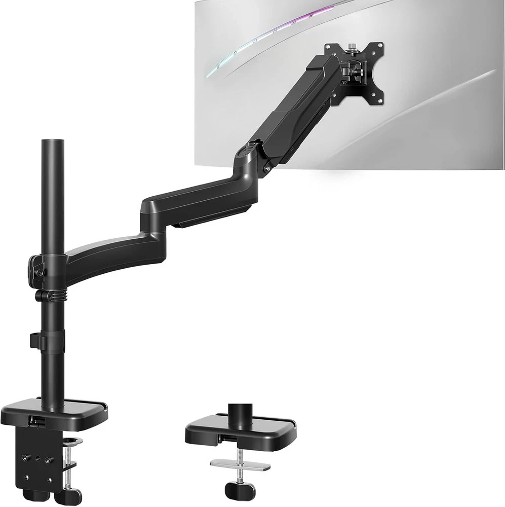 Adjustable Long Monitor Arm for 13-32″ Screens, VESA 75/100mm, 19.8lbs Capacity