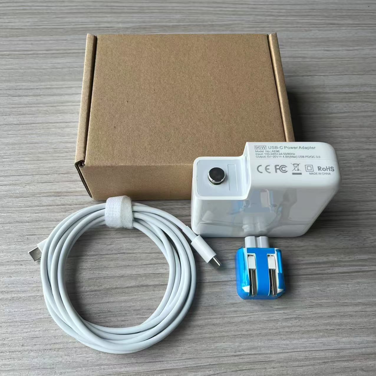 96W USB C Charger for Apple Macbook Pro 13 15 16 inch With 6.6FT Cable