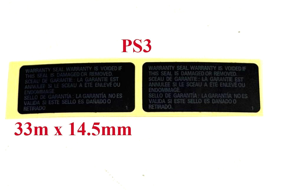 2 Pcs for PlayStation PS3 PS4 PS5 Console Warranty Label Sticker Replacement
