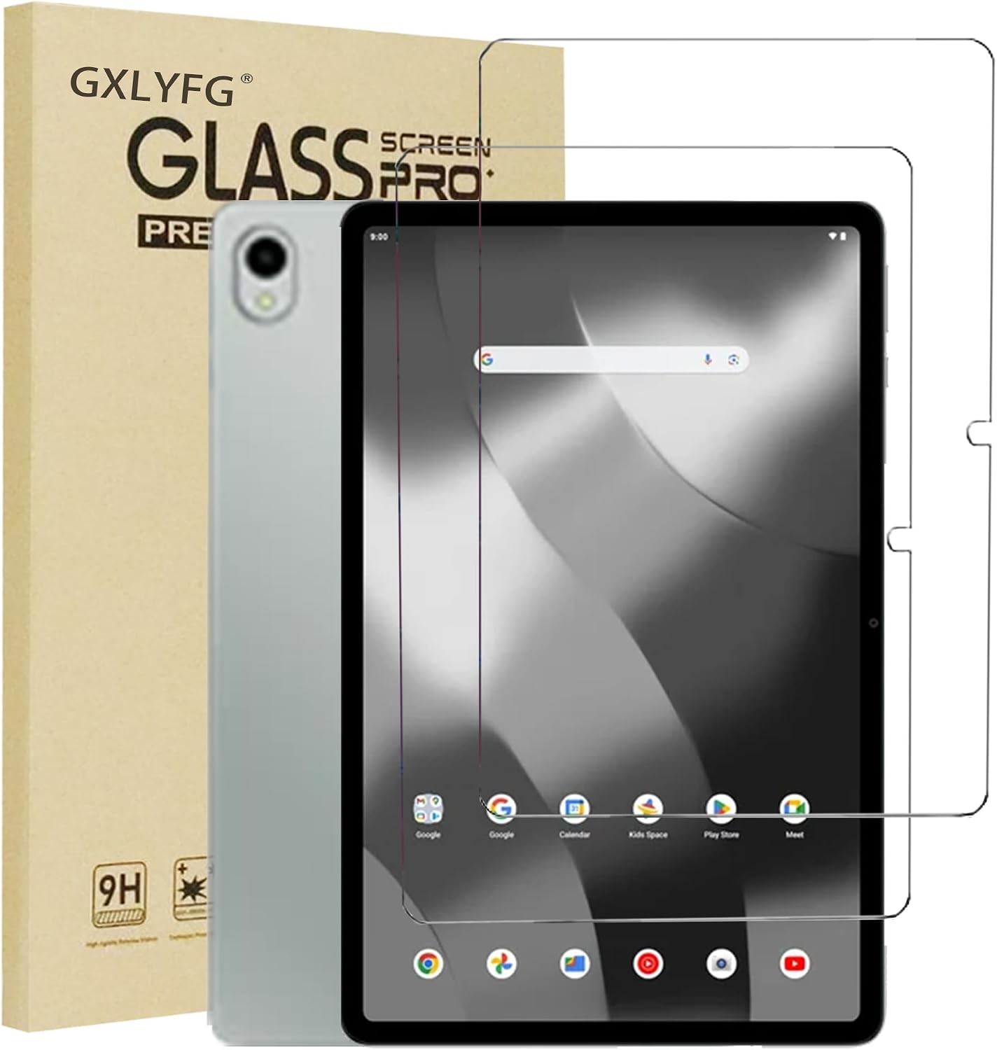 2 Pack Tempered Glass Screen Protectors for onn 12.1″ Tablet Pro 2024, Anti Scra