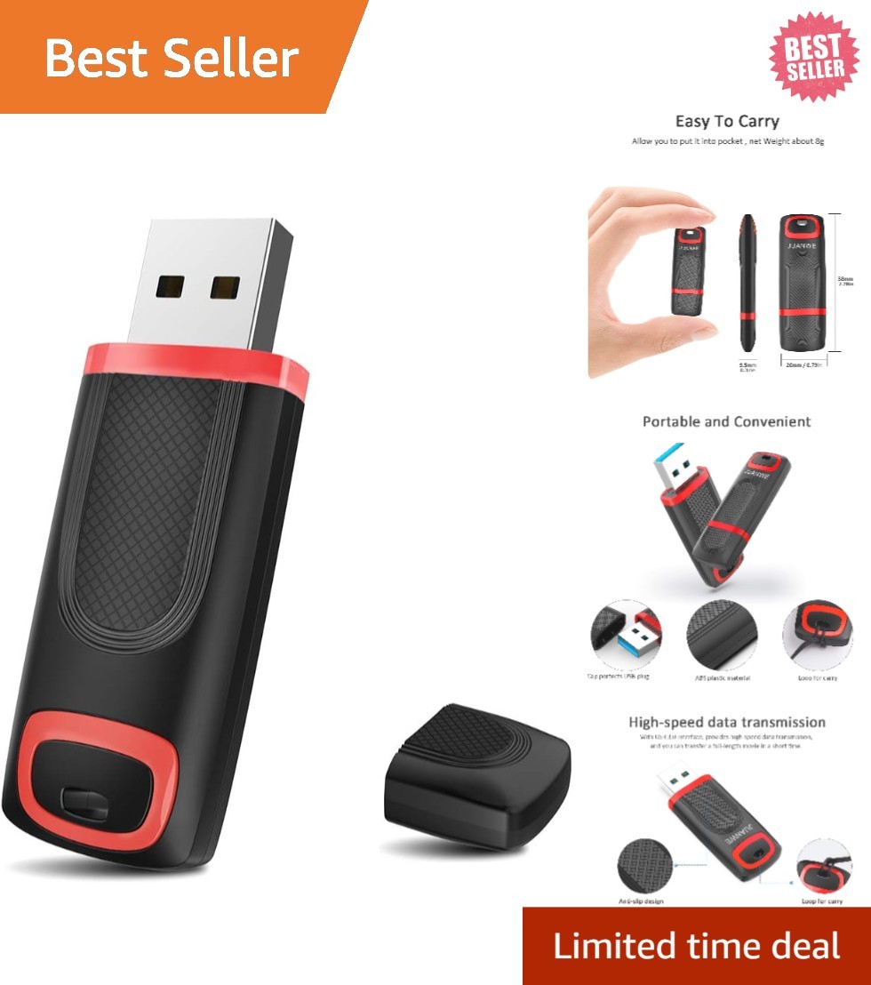 Portable 64GB USB Memory Stick – Fast Transfer, LED Indicator for Easy Use