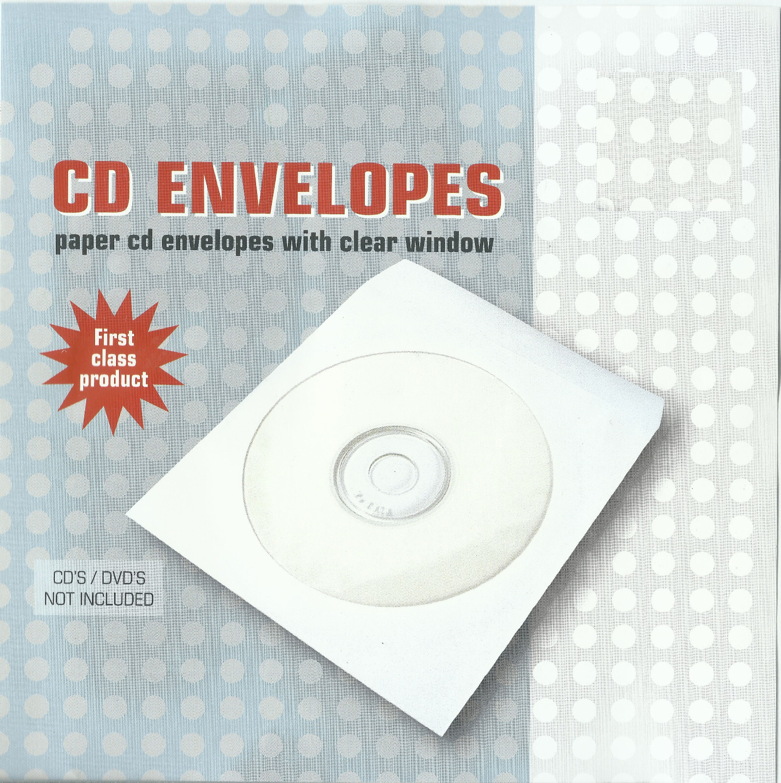 50 Disc STORAGE Paper SLEEVES Envelope w clear window flap cd dvd blu ray SLEEVE