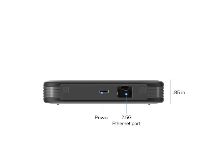 Netgear NightHawk M6 Pro WiFi 6E Mobile Hotspot Router Black(AT&T+Unlocked)-Good