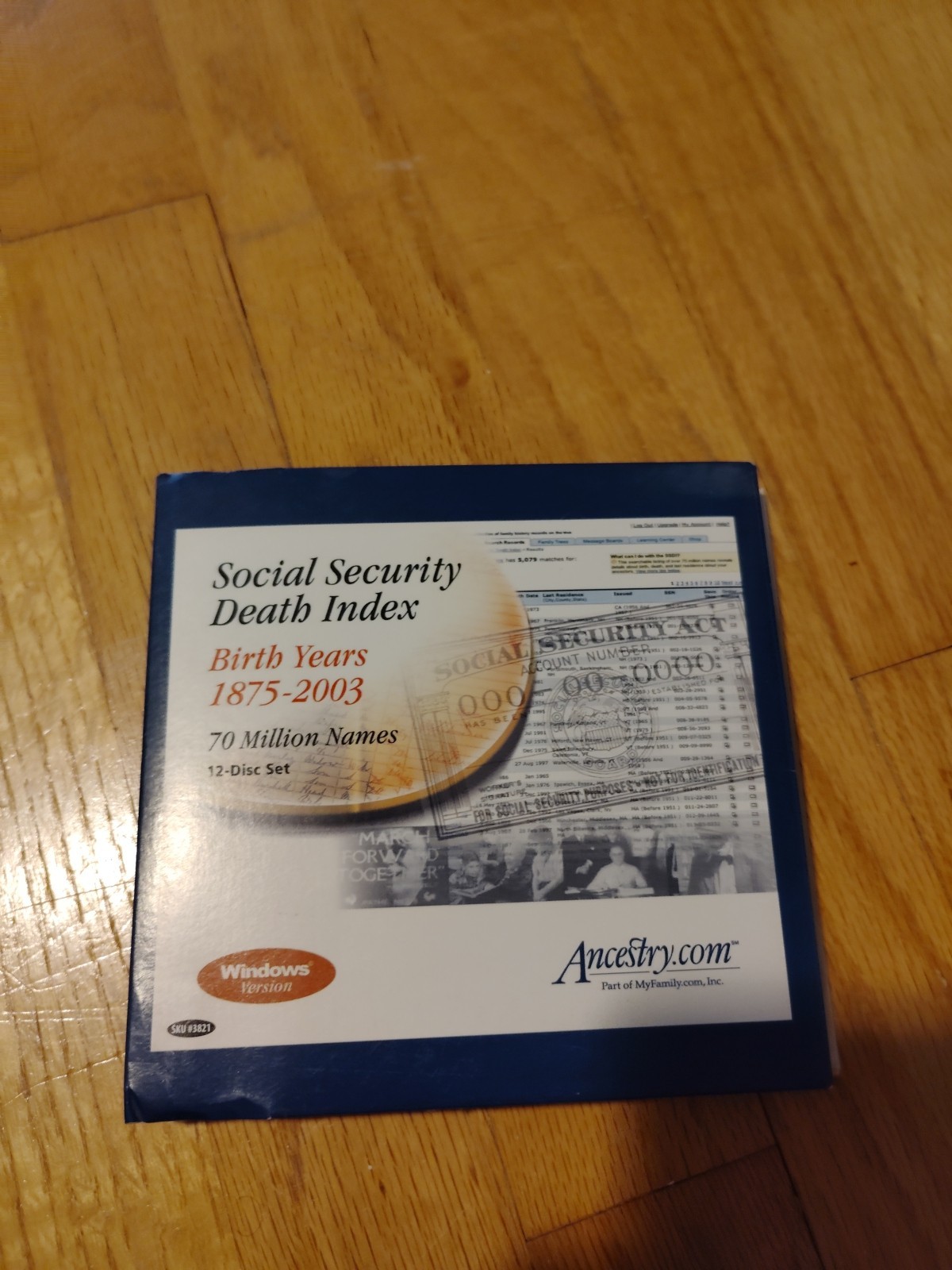 Ancestors.Com Social Security Debt Index