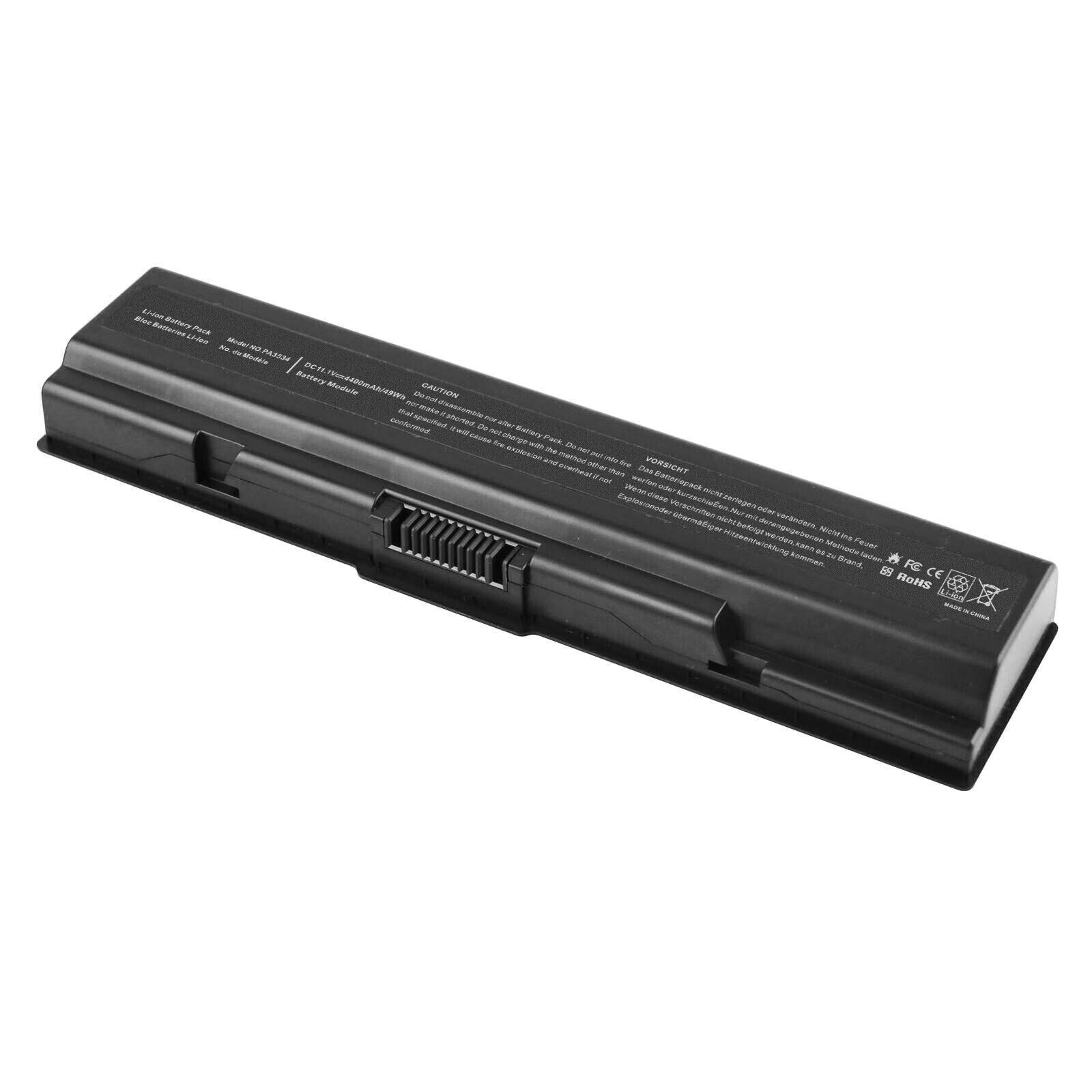 Battery/Charger for Toshiba Satellite PA3534U-1BRS A205 A305 A505 L305 L505D