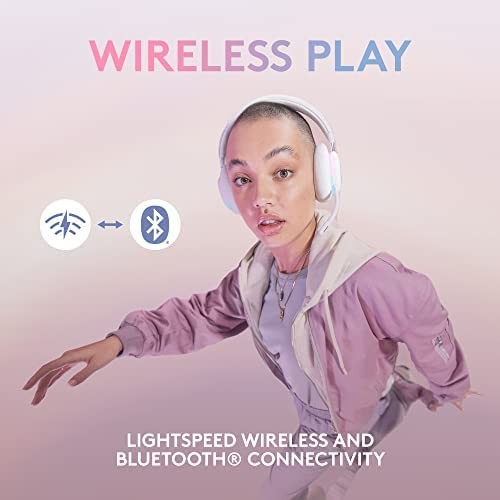 Logitech G735 Wireless Bluetooth Gaming Headset – White Mist