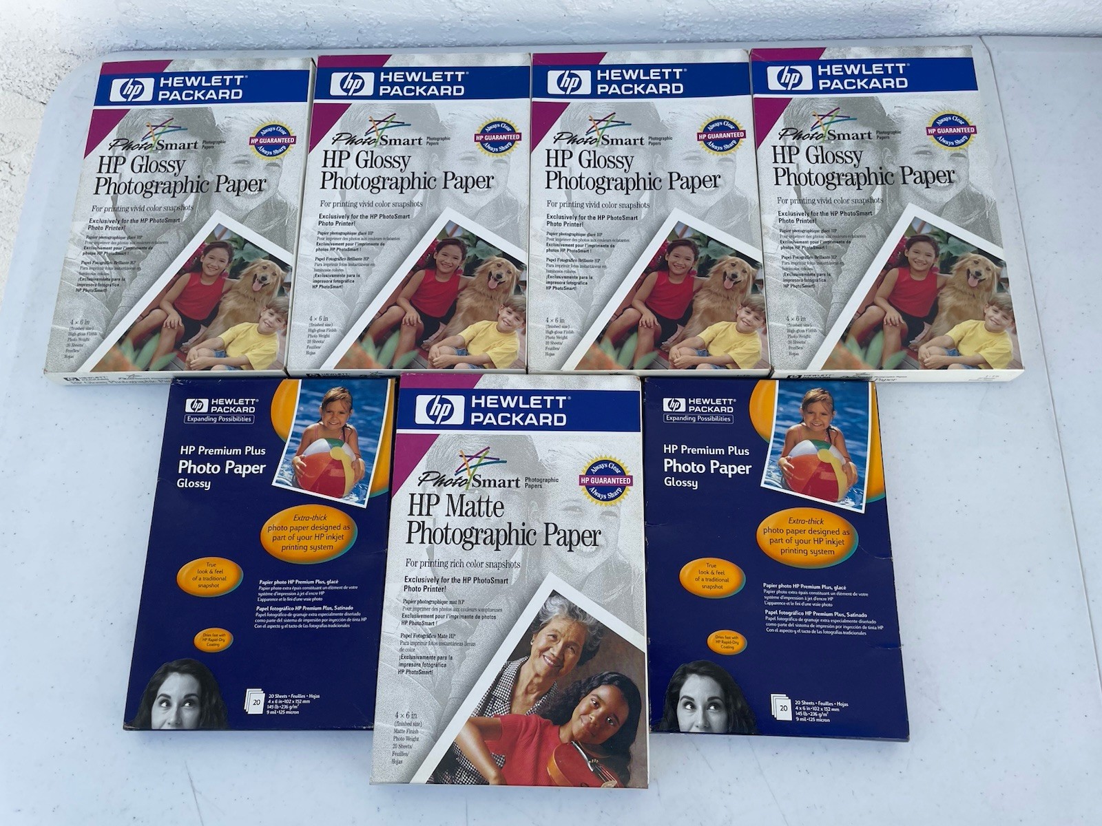 HP Photo Paper 4×6 Glossy Matte Assorted Lot 140 Sheets Advanced Premium Plus