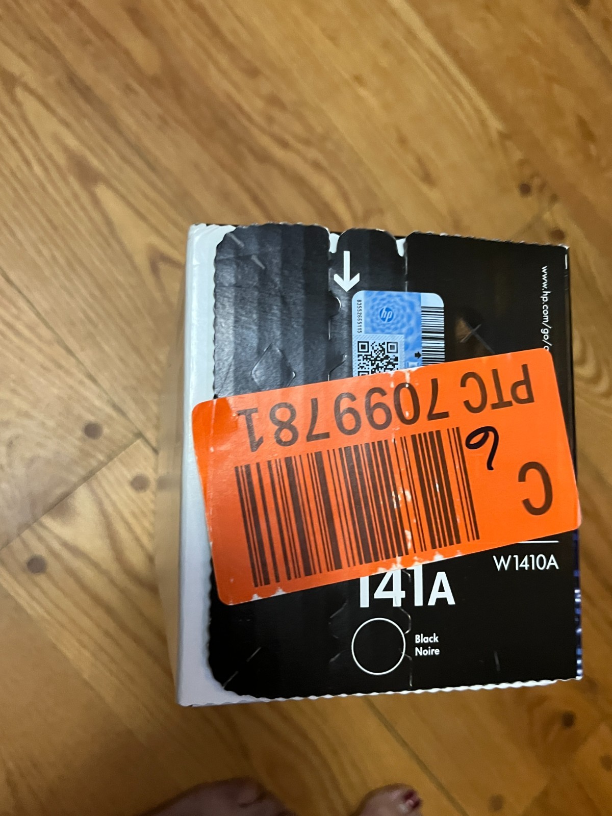 HP 141A Black Original LaserJet Toner Cartridge, W1410A. Ships Free.