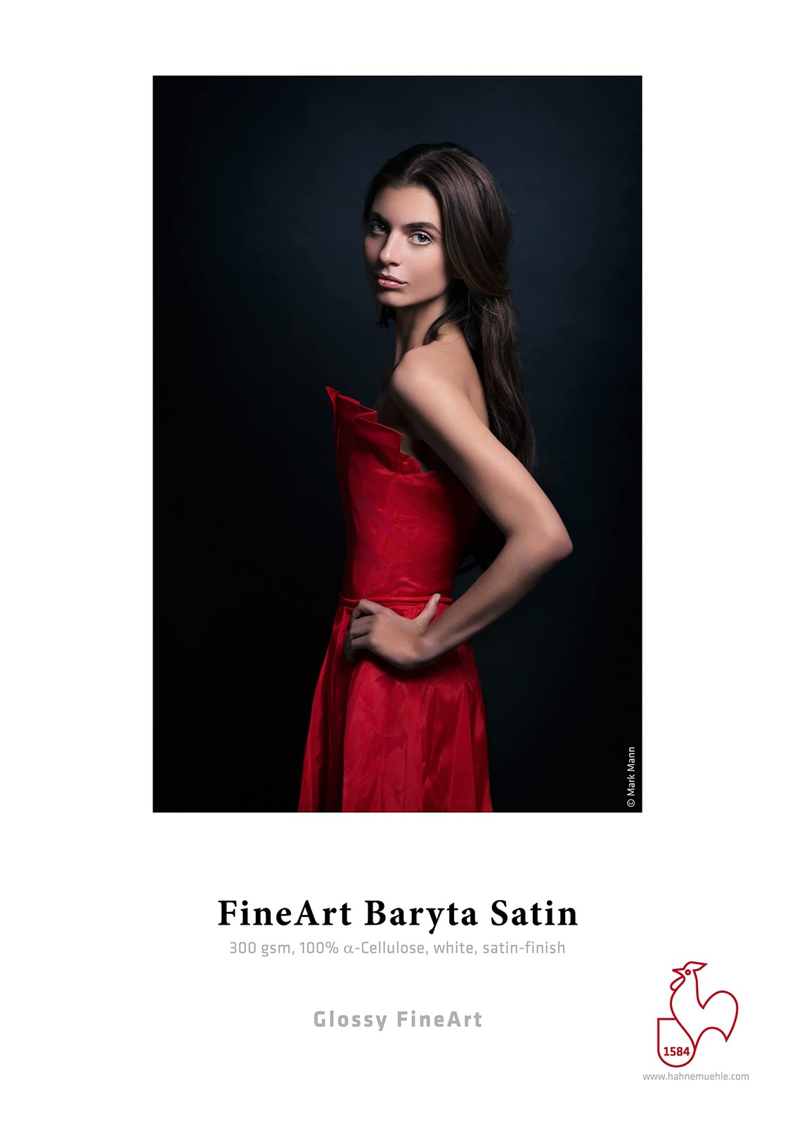 Hahnem?hle 10641733 Digital Fine Art Baryta Satin Paper, 300 gsm?, A4, 21…