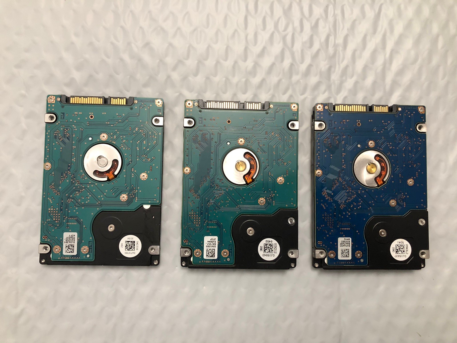 Set of 3: HGST HARD DRIVE 7K1000 1TB, 5K1000 1TB, Z5K500 500GB For Laptop SATA