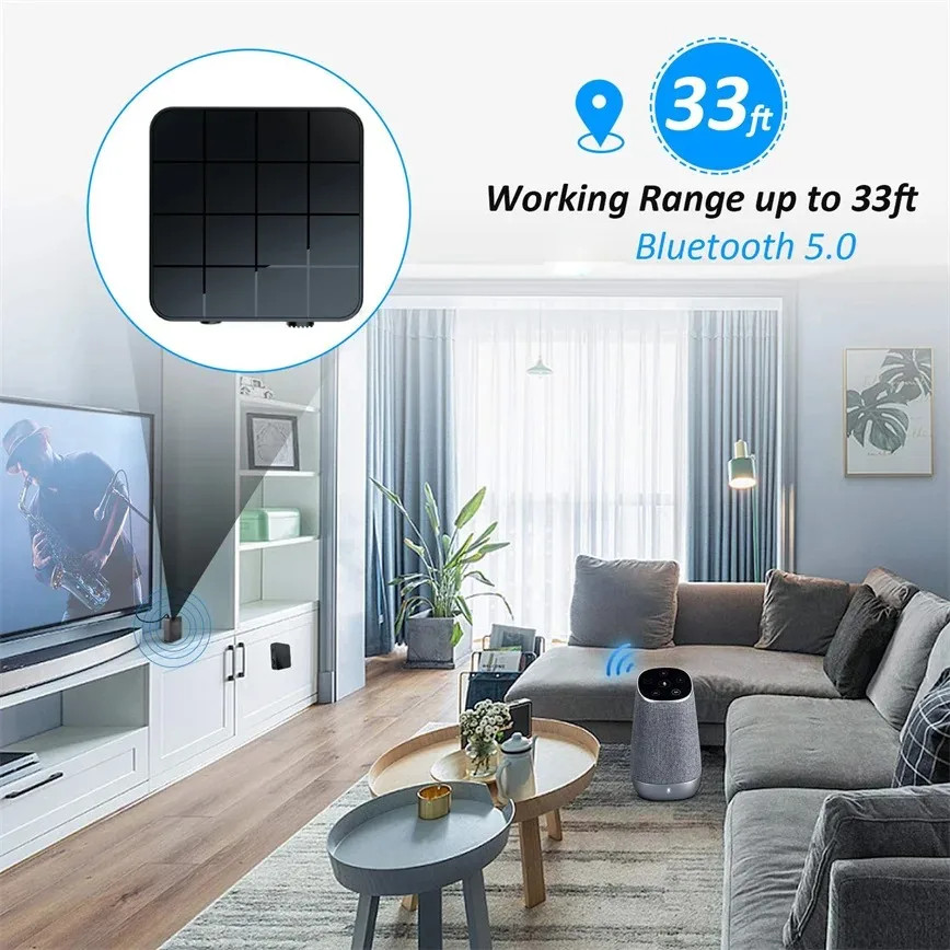 2 in 1 Wireless Bluetooth 5.0 Receiver Transmitter RCA 3.5MM Jack AUX Bluetooth