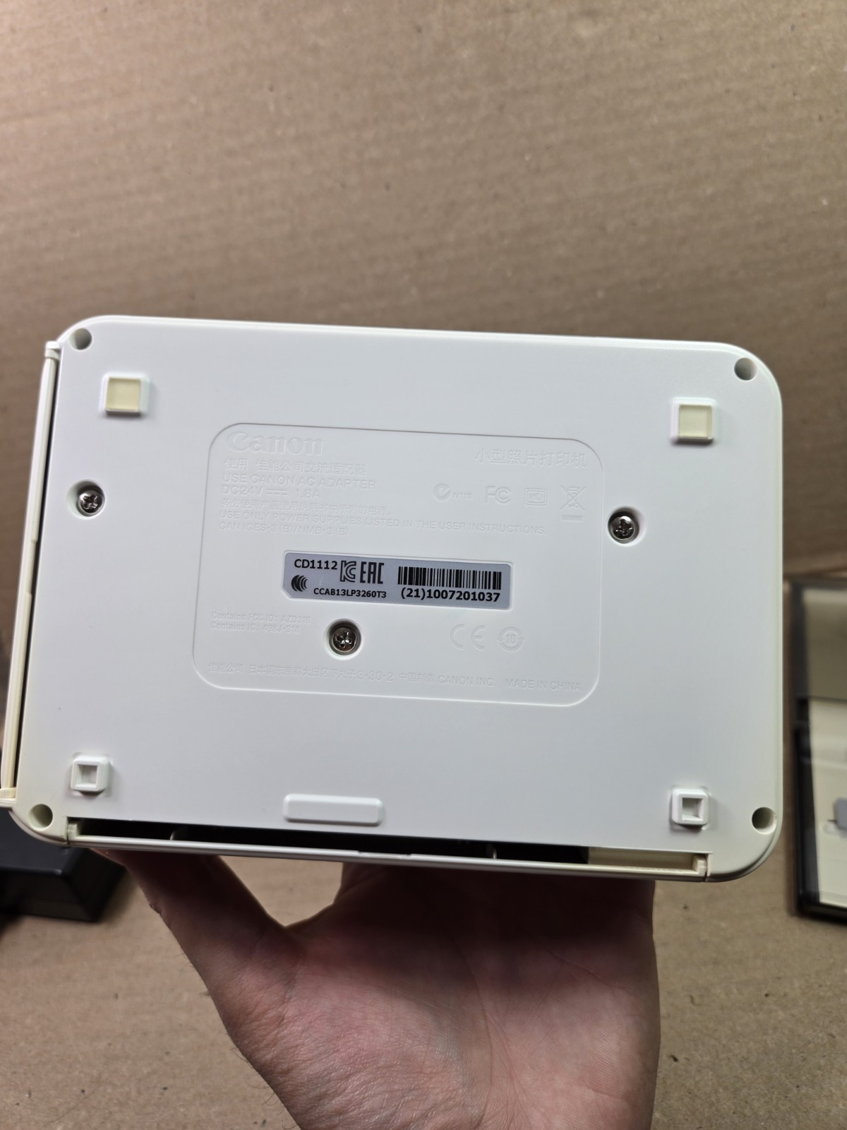 Canon Selphy CP910 White Photo Printer w/ WiFi & Power Adapter Used Tested Read