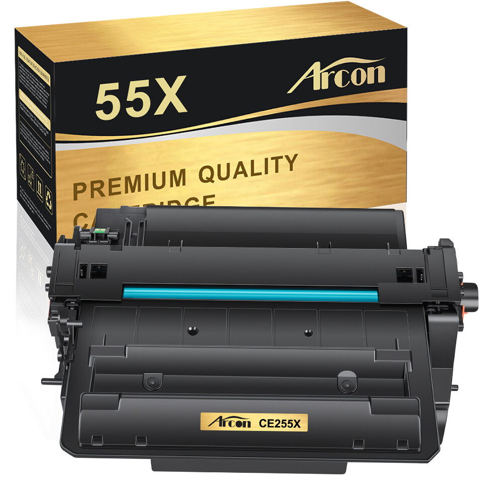 1PK Black CE255X Toner Cartridge for HP CE255X 55X LaserJet P3011 P3015d P3015dn