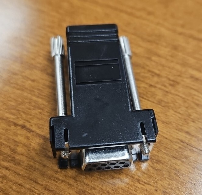 NEW RJ45 to RS232 DB9 9 Pin Serial Port Female to RJ45 Female
