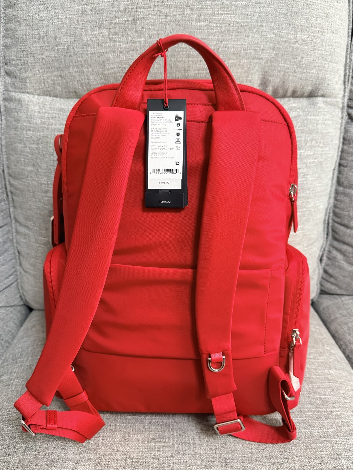 TUMI Celina Rucksack Laptop School College University Travel Backpack Bag $495