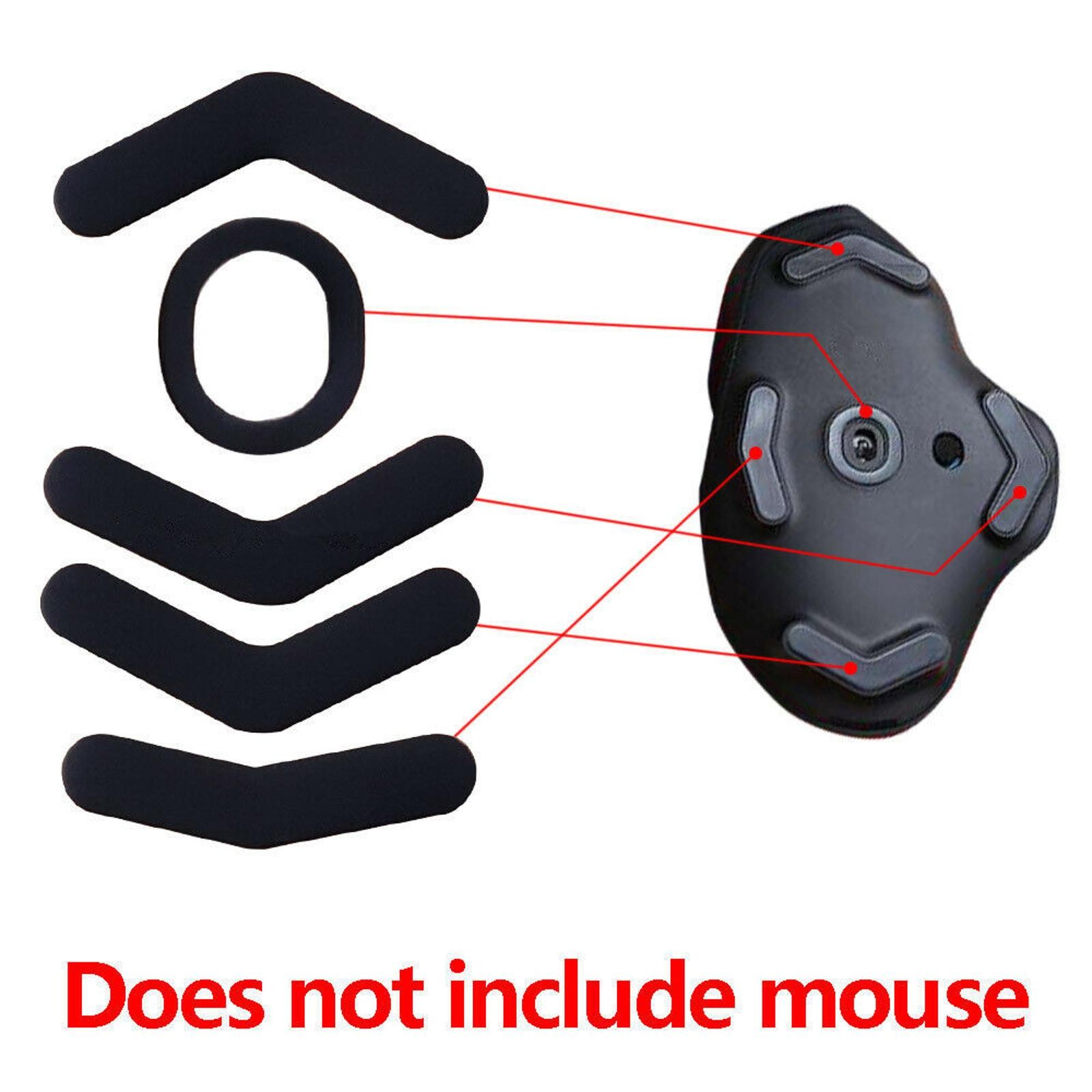 1 Pack Optional 0.6mm Thickness Mouse Feet Mice Skates Pads For Logitech G604