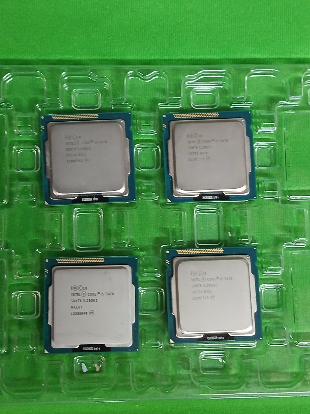 Lot of 4 Intel Core i5-3470 Desktop Processors – SR0T8