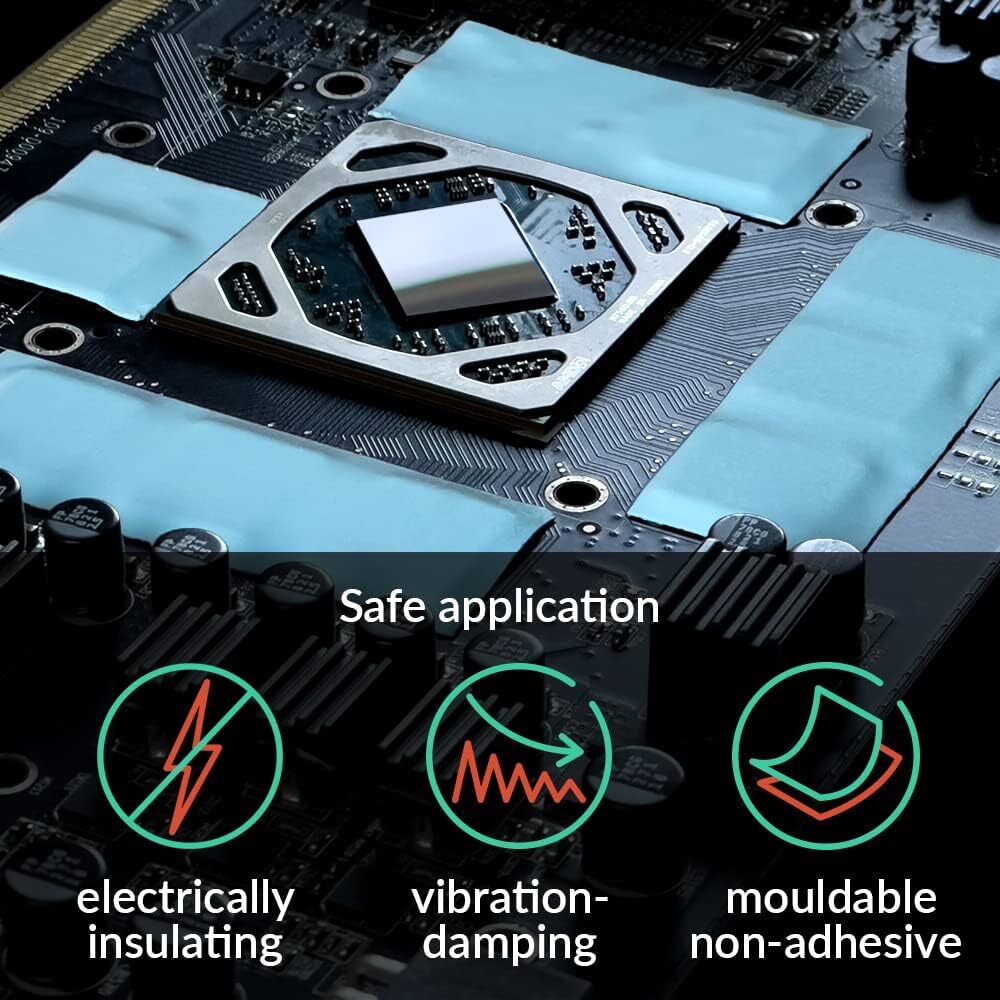 ARCTIC TP-3: Premium Performance Thermal Pad, 120 x 20 x 1.0 mm (4 Pieces)