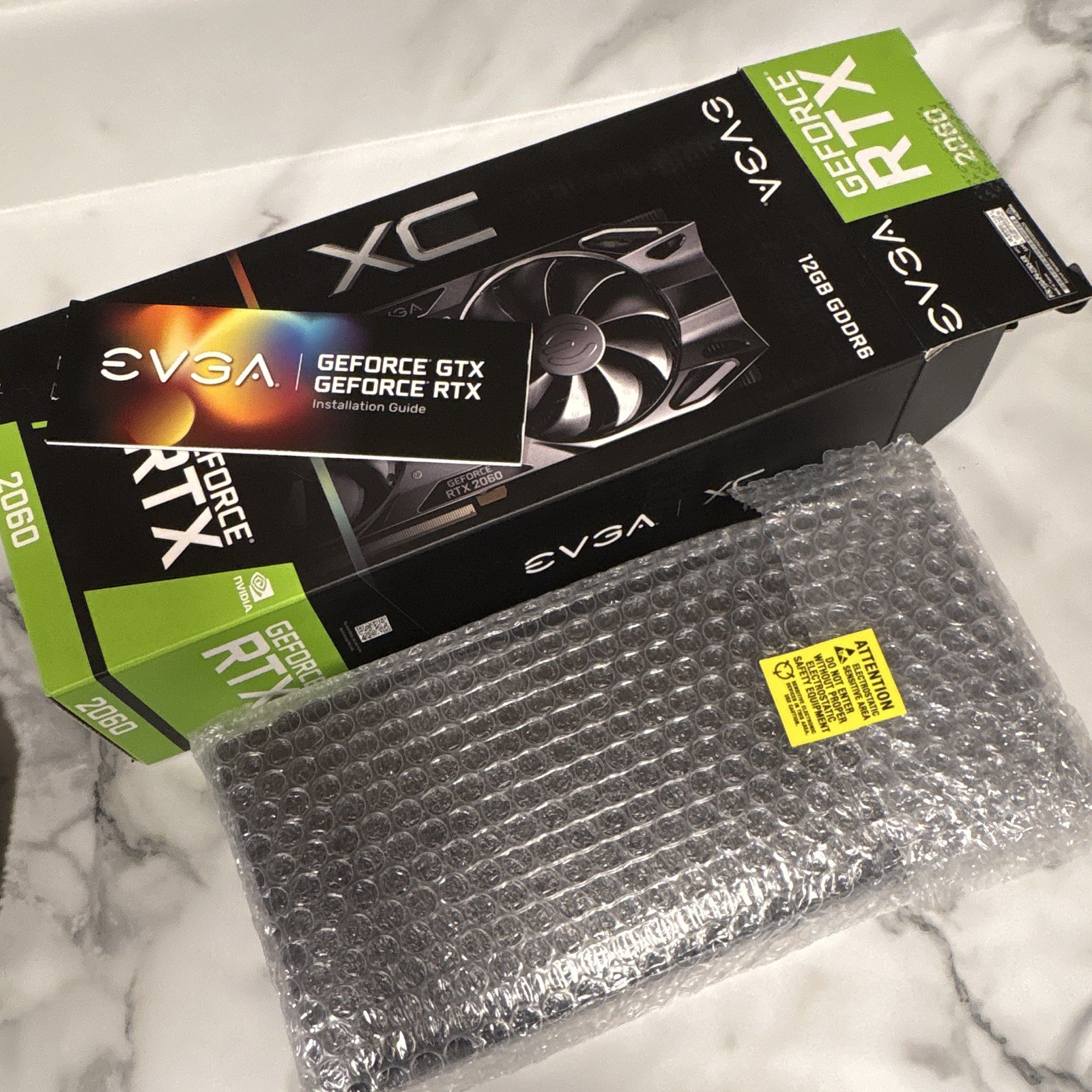 EVGA GeForce RTX 2060 XC 12GB GDDR6 Ray Tracing DX12U HDMI PCIe 8-Pin