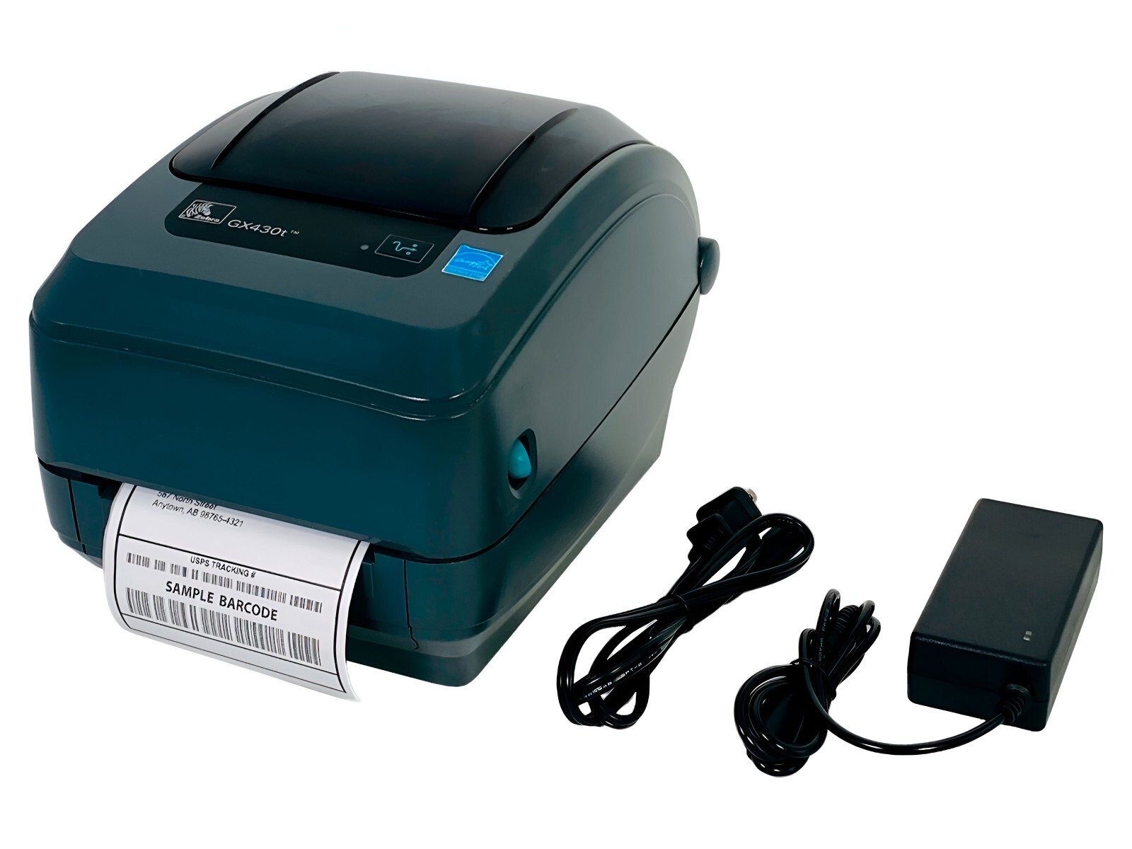 Zebra GX430T Thermal Transfer Label Barcode Printer 300 dpi USB Serial Parallel