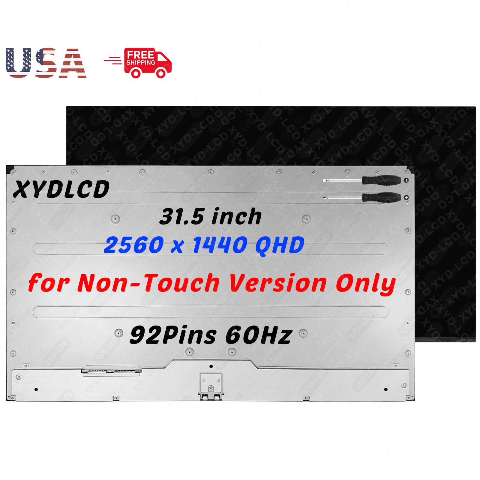 31.5in N00313-001 for HP Pavilion 32-B AIO LCD Non-Touch Screen Replacement QHD