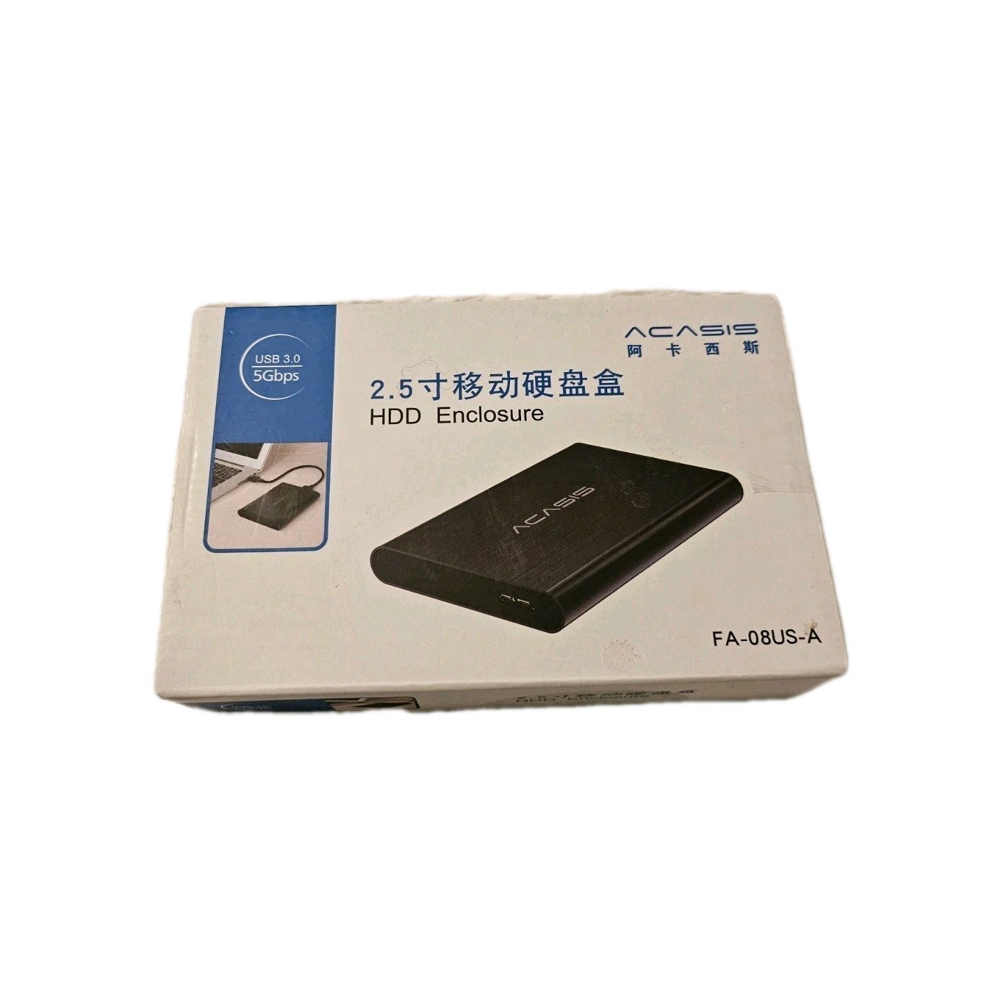 Acasis 2.5/3.5 Inch Plastic USB 3.0 to SATA Hard Drive Enclosure