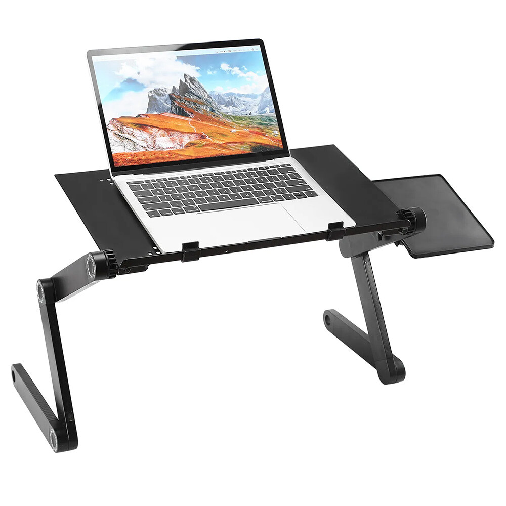 360° Adjustable Laptop Table Stand Lap Sofa Bed Tray Foldable PC Notebook Desk