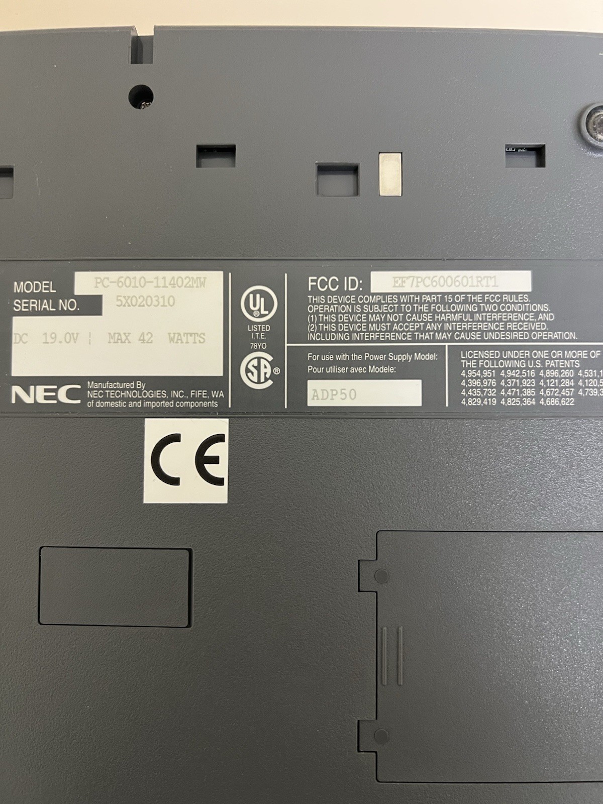 NEC Versa 2000C 486 Vintage Laptop +Original System/Driver Disks- Boots