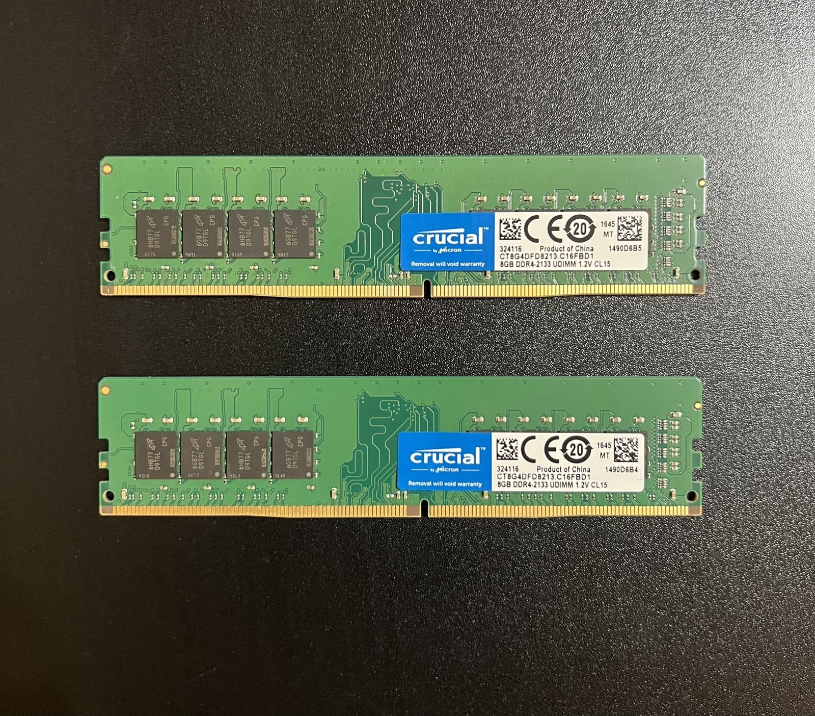 Crucial 16GB (2 x 8GB) PC4-17000 (DDR4-2133) Memory (CT8G4DFS8213.C16FBD1)
