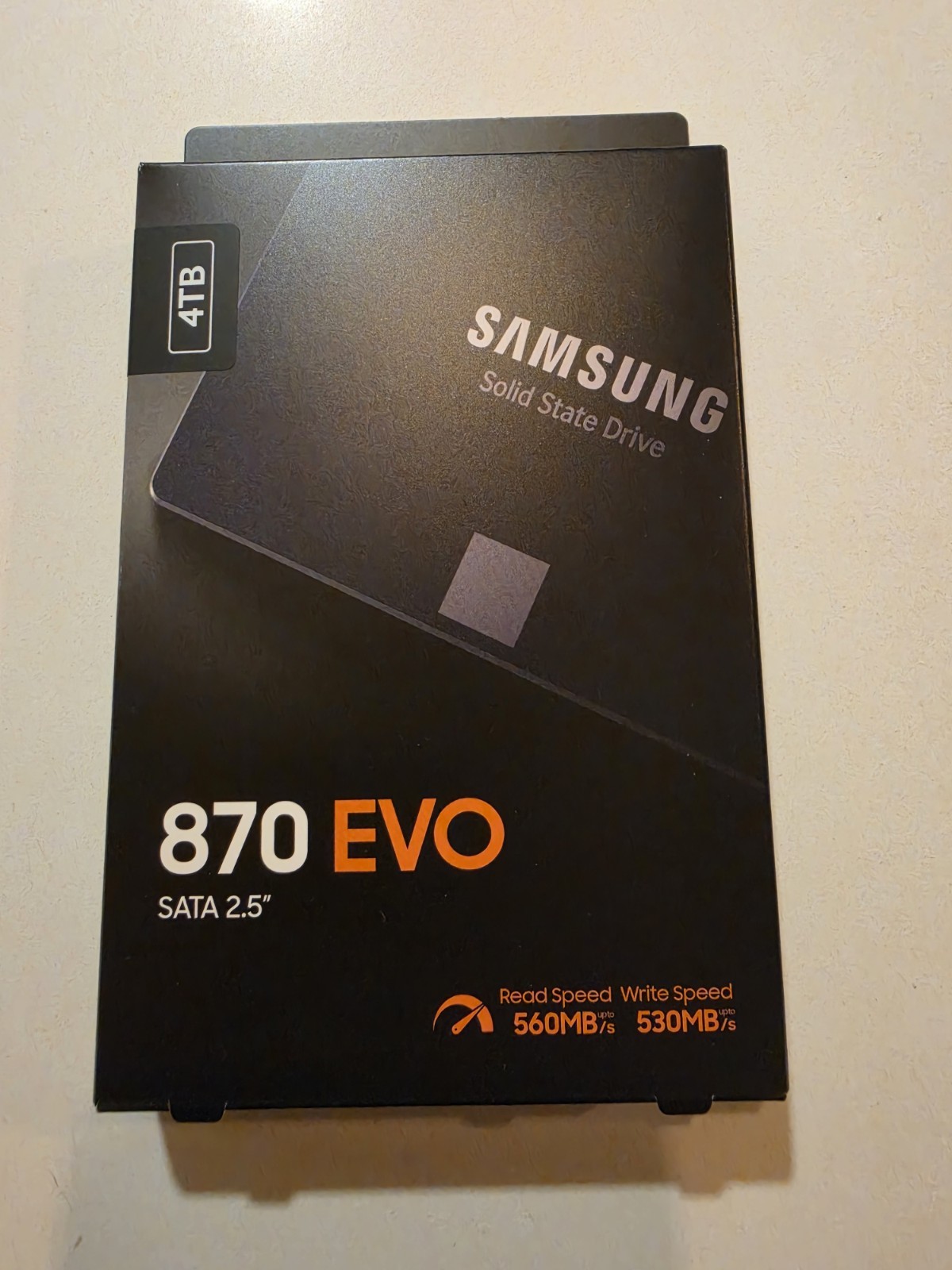 Samsung 870 EVO 4TB 2.5″ SATA III Internal SSD (MZ-77E4T0B/AM)