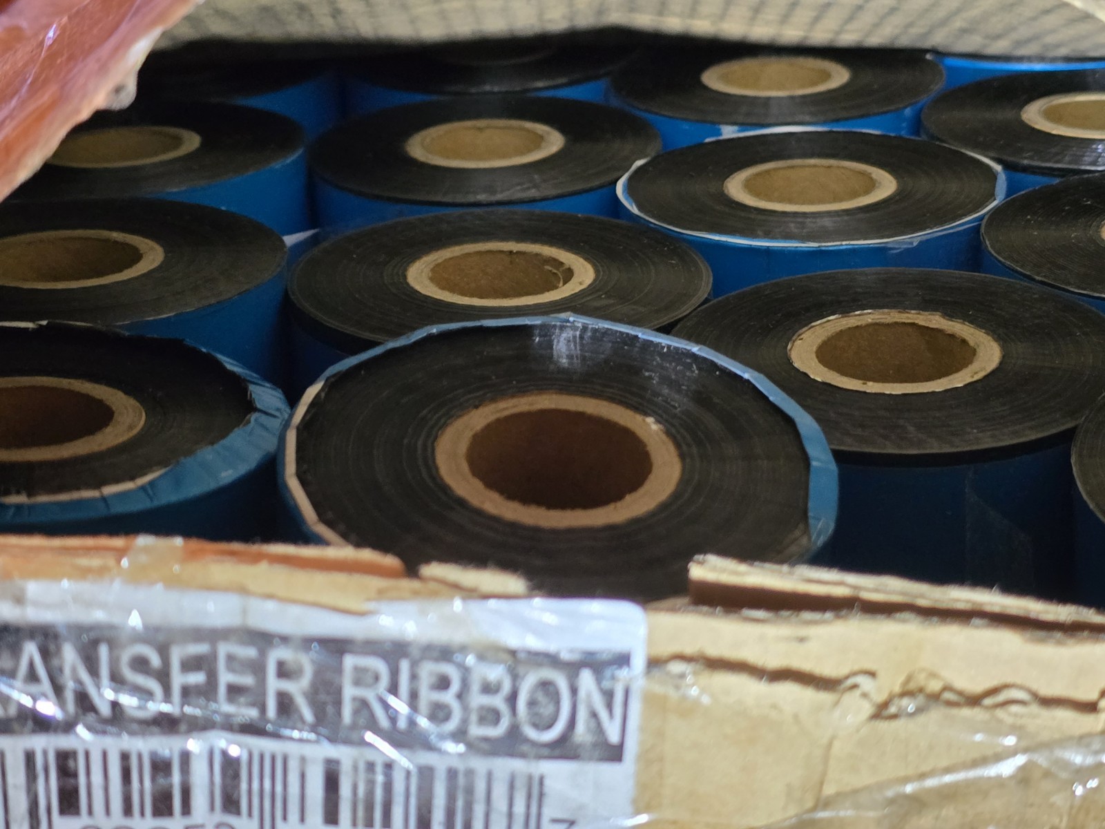 24 pk Thermal Transfer Ribbon for Zebra Printer 110mm x 450M 4.33″ x 1476′ Rolls