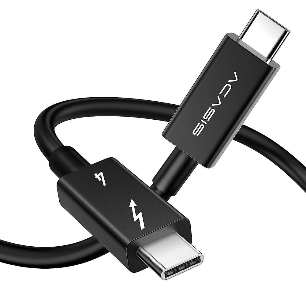 Acasis 1 Meter 40Gbps Thunderbolt 4 Data Cable PD 100W 8K 60Hz Vedio USB-C Cable