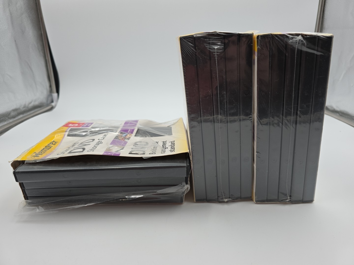 Lot Of 14 Memorex DVD Storage Cases (5-Pack) New Package