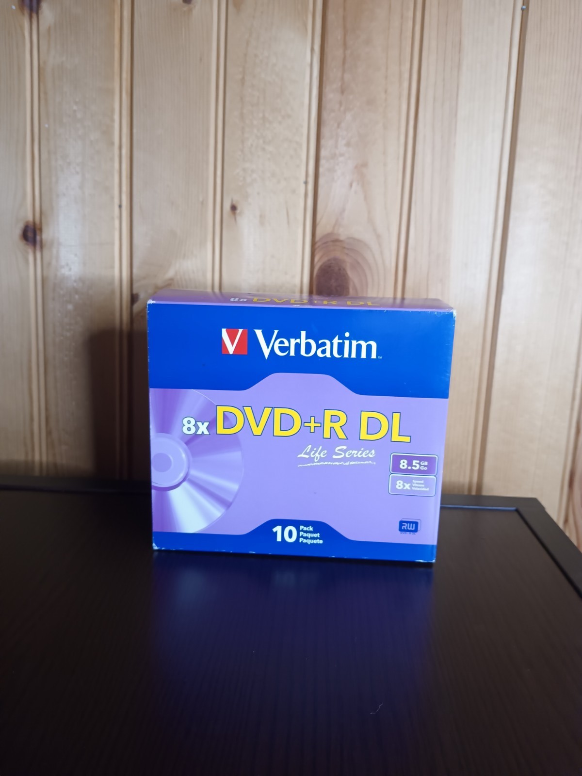 Verbatim Life Series 8X DVD+R DL 8.5 GB Disc Slim Case 10 Pack Open Box AS IS