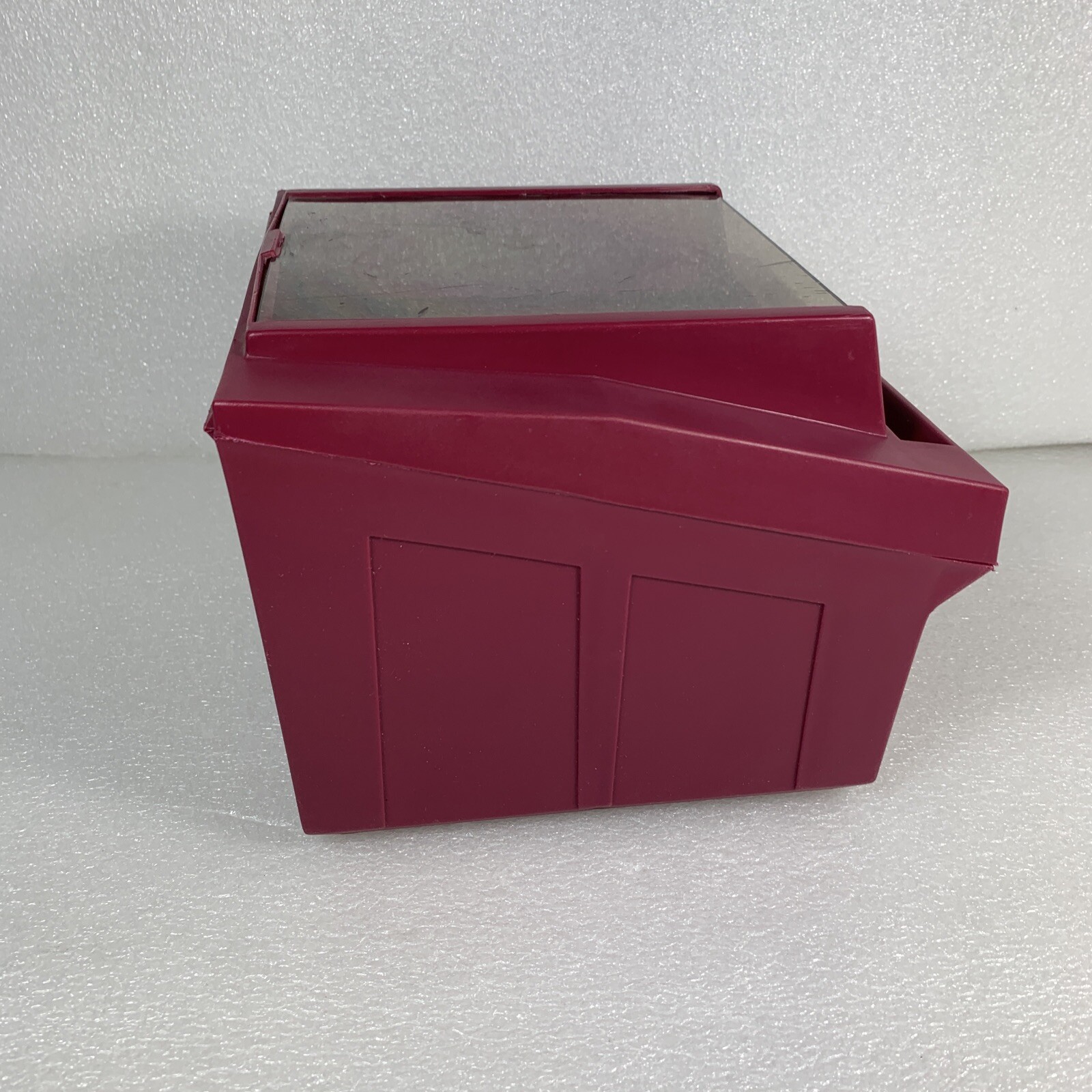 Vintage Fellowes 90111 Red Multi-Media Disk Storage Tray Floppy Holder