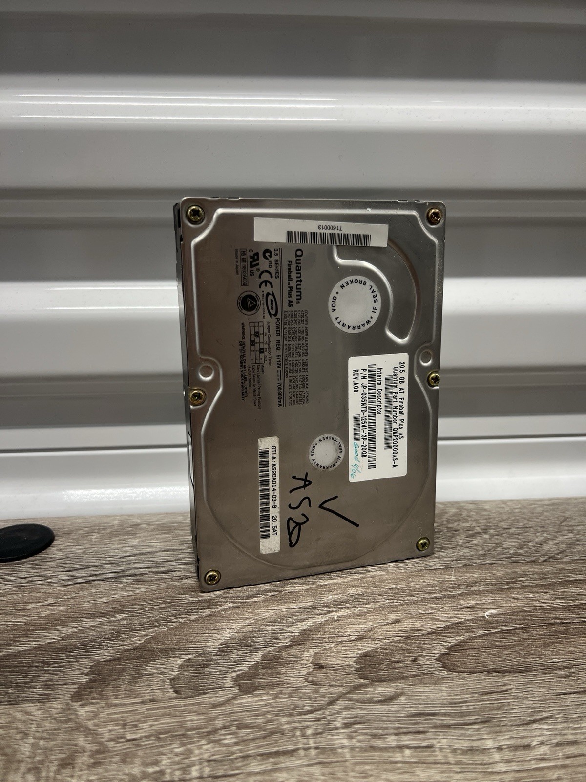 Quantum Fireball Plus AS QMP20000AS-A 20.5GB 7200RPM IDE HDD TESTED