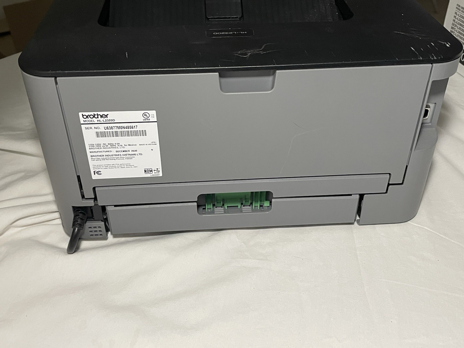 Brother HL-L2320D Monochrome Laser Printer w/ New TN-630 Toner