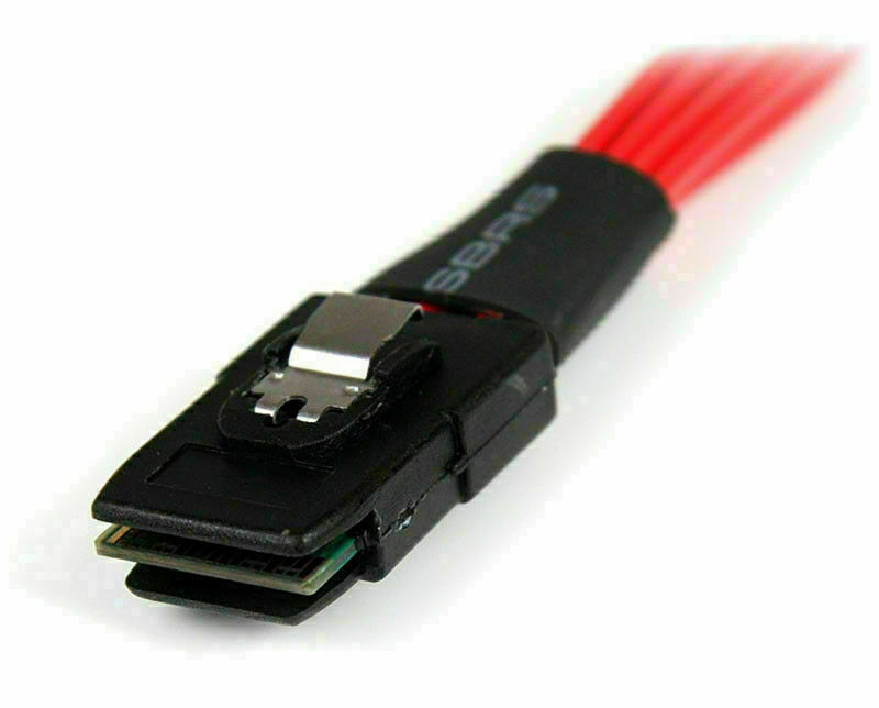 2 X Mini 10Gbps SAS SFF-8086 26Pin to 4 SATA 7Pin HDD Splitter R79575-6004