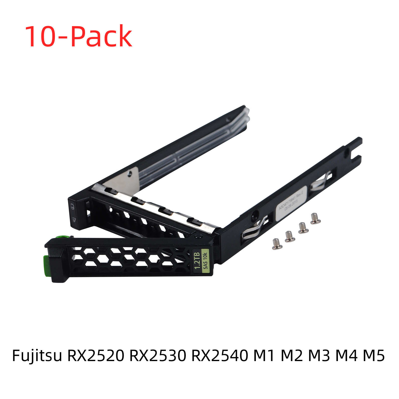 10pcs A3C40179841 Fujitsu RX2540 RX2530 M1 M2 M3 M4 M5 2.5″ HDD tray caddy