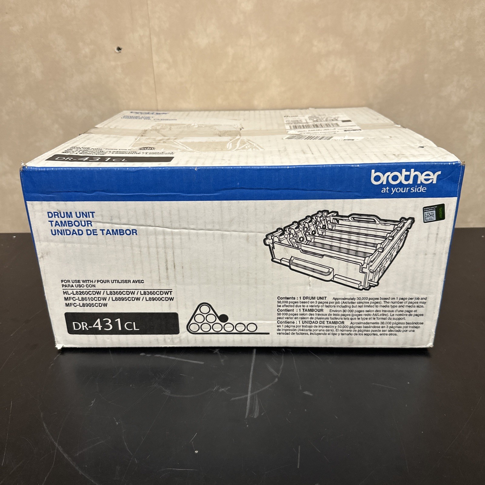 Brother DR431CL Genuine Drum Unit (30,000 Pages)