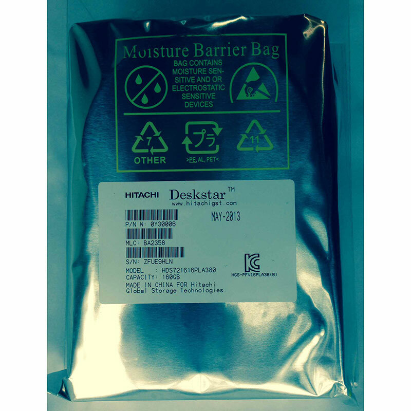HDS721616PLA380 – Hitachi 160GB 7200 RPM SATA 3.5″ HDD manufacture refurbished