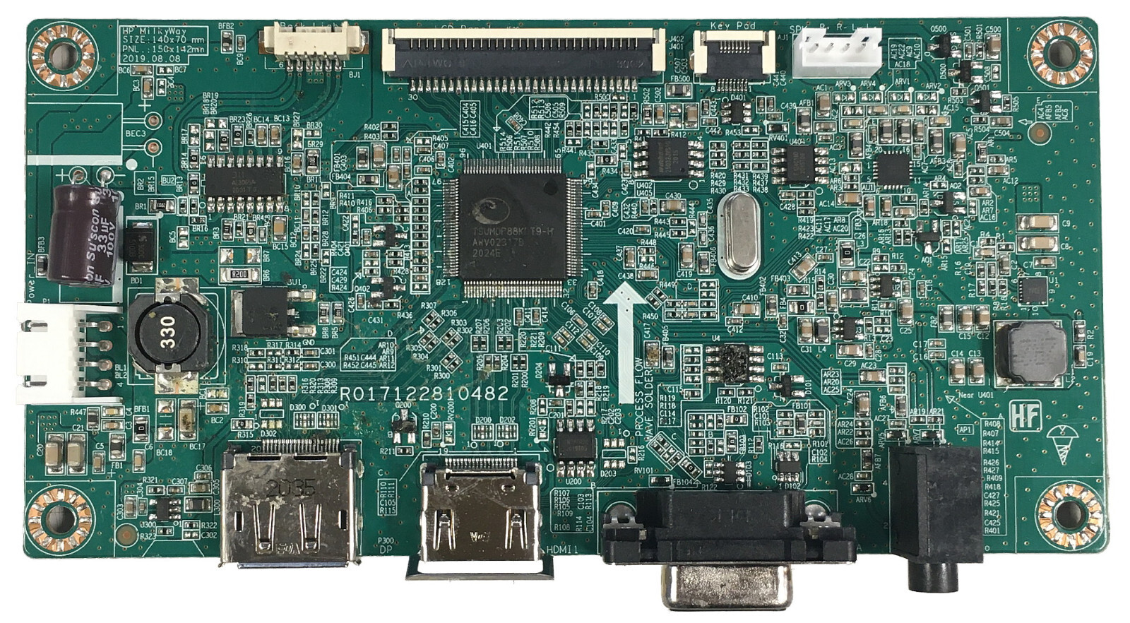 HP 24mh FHD Monitor with 23.8-Inch IPS Display Main Board R017122810482