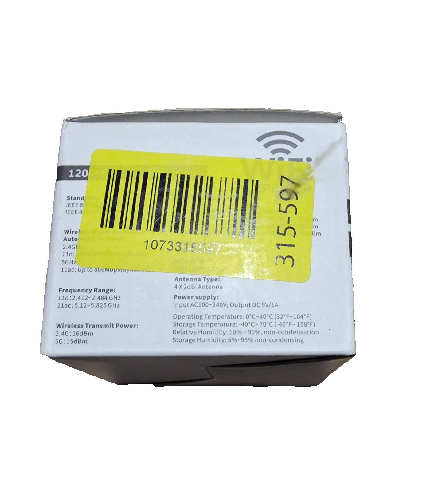 WiFi Repeater Wireless Range Extender 300Mbps 2.4GHz Black Mobile Phone Setup